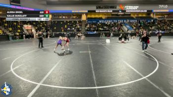 130 lbs Cons. Round 3 - Kallie Burzlaff, Central DeWitt vs Alissa Engel, Algona