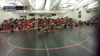 100 lbs Cons. Round 4 - Erin McMullan, Green River vs Adison Penfeild, Big Piney