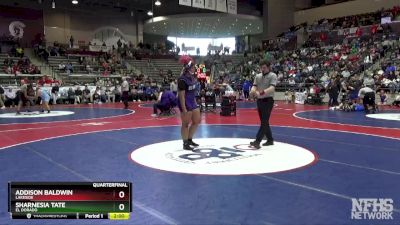 5A 235 lbs Semifinal - Sharnesia Tate, El Dorado vs Addison Baldwin, Lakeside