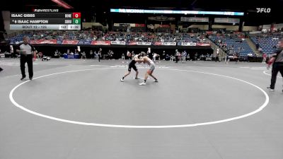 125 lbs Champ. Round 1 - Isaac Gibbs, Doane vs 6 Isaac Hampton, Southern Oregon