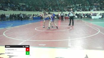 100 lbs Consi Of 32 #2 - Cale Holcomb, Chickasha Wrestling vs Remington Stitt, Saint's Wrestling Club