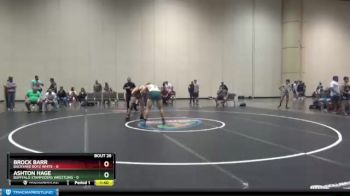 223 lbs Placement Matches (16 Team) - Ashton Hage, Bufffalo Stampeders Wrestling vs Brock Barr, Backyard Boyz White