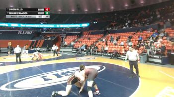 1A 215 lbs Cons. Round 2 - Owen Bills, Marengo vs Shane Falasca, Richmond (R.-Burton)