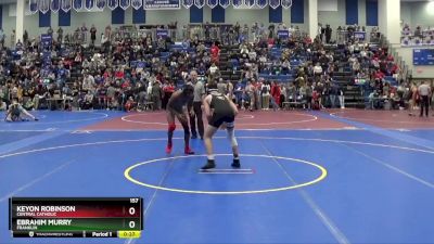 157 lbs Cons. Round 4 - Keyon Robinson, CENTRAL CATHOLIC vs Ebrahim Murry, Franklin