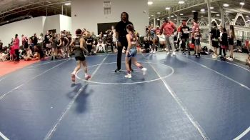 64 lbs Round 2 (6 Team) - Addilynn Barajas, Girls With Grit vs Sophia Cordoba, Cordoba Trained