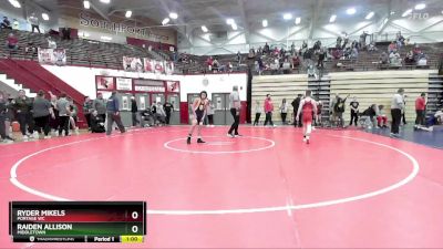 90-99 lbs Cons. Semi - Raiden Allison, Middletown vs Ryder Mikels, Portage WC