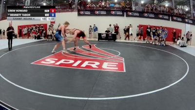 125 kg Champ. Round 4 - Crew Howard, Nebraska Golden Eagles Wrestling Club vs Bennett Tabor, Minnesota - RTC