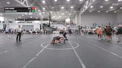 190 lbs Semis & 1st Wrestleback (8 Team) - Josh Gibbs, East Coast Time Out vs Conrad Drew, Ohio Gold