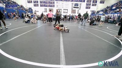 67 lbs Quarterfinal - Cato Varela, Chickasha Youth Wrestling vs Dayton Rice, Standfast OKC