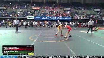 Semifinal - Pierson Comeaux, Basile vs Braylin Poston, Brusly