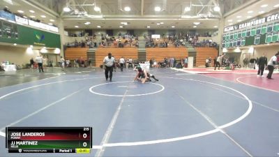 215 lbs Cons. Semi - JJ Martinez, Helix vs Jose Landeros, Poway