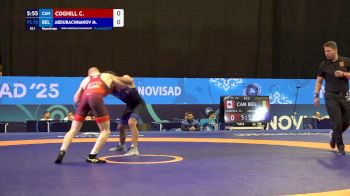 70 kg Repechage #3 - Cole Coghill, Canada vs Muhammad Abdurachmanov, Belgium