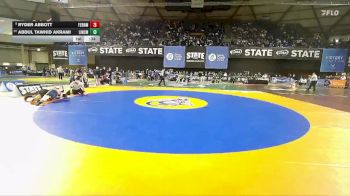 Boys 3A 132 lbs Cons. Round 4 - Abdul Tawhid Akrami, Lincoln (Tacoma) vs Ryder Abbott, Ferndale