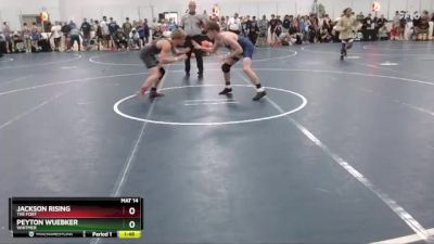 125 lbs Cons. Round 3 - Peyton Wuebker, Whitmer vs Jackson Rising, The Fort