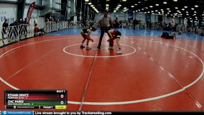 76 lbs Rd# 4- 2:00pm Friday Final Pool - Zac Paris, New England United vs Ethan Spatz, Nebraska Elite