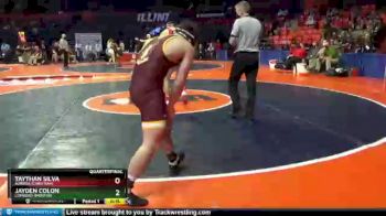 2 lbs Quarterfinal - Taythan Silva, Aurora (Christian) vs Jayden Colon, Lombard (Montini)