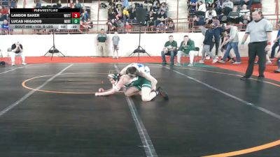 105_B lbs Consi Of 32 #2 - Landon Baker, Wattsburg vs Lucas Hegadus, North Star