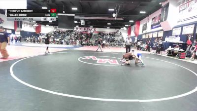 106 lbs Cons. Semi - Kaleb Ortiz, La Habra vs Trevor Lambert, Temecula Valley