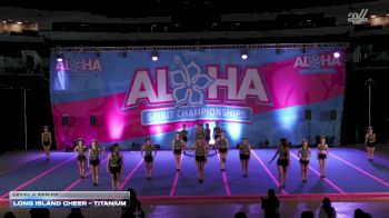 Long Island Cheer - Titanium [2025 L4 Senior] 2025 Aloha Trenton Showdown