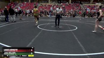 145 lbs Round 3 (6 Team) - Jade Willard, The Untouchables vs Janice Heinecke, Midwest Misfitz Pink