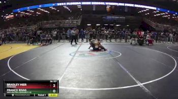 3A 157 lbs Cons. Round 1 - Franco Rivas, Wellington Community Hs vs Bradley Mier, Mandarin