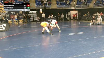 125 lbs Round Of 32 - Harper Matis, Bellefonte vs Alaina Riehl, Line Mountain
