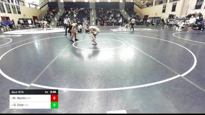 160 lbs Consi Of 8 #2 - Max Nevlin, St. Peter's Prep vs Gavin Cole, Council Rock South