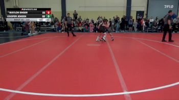 125 lbs Round 2 - Cooper Jensen, DGF vs Waylon Enger, St. Francis Gladiators