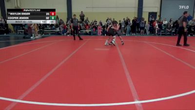125 lbs Round 2 - Cooper Jensen, DGF vs Waylon Enger, St. Francis Gladiators