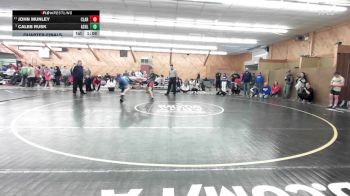 140 lbs Quarterfinal - John Munley, Clarks Summit vs Caleb Rusk, Ashland