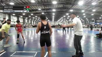 85 lbs Round Of 16 - Emilio Ortiz, Indiana Outlaws Red - EL vs Max Garcia, PA Revival - EL