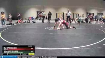 90 lbs Round 2 - Brayden Sharpe, Northeast Georgia Mat Monstars vs Eli Strickland, WAOTA