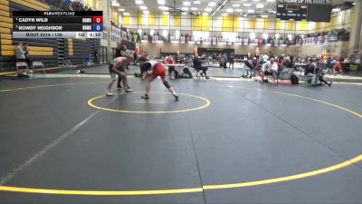 138 lbs Semis - Cadyn Wild, Big Game Wrestling Club vs Rowdy Neighbor, Big Game Wrestling Club
