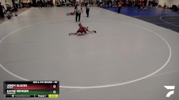 68 lbs Cons. Round 1 - Kayne Remiger, Wabasso vs Jordy Klocek, NRHEG