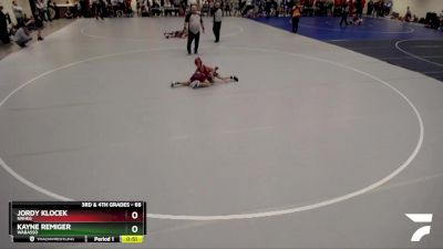 68 lbs Cons. Round 1 - Kayne Remiger, Wabasso vs Jordy Klocek, NRHEG