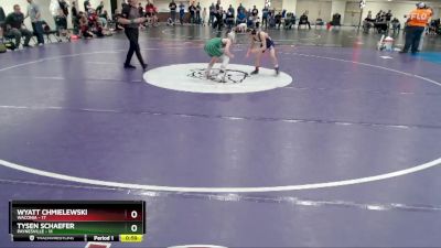 80 lbs Finals (8 Team) - Wyatt Chmielewski, Waconia vs Tysen Schaefer, Paynesville