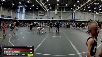 60 lbs Round 9 (10 Team) - Jackson Claycomb, U2 Uprising Blue vs Ben Atkas, CTWHALE