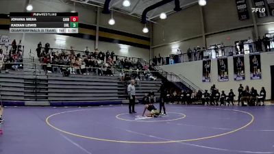 140 lbs Quarterfinals (8 Team) - Johana Mejia, Carrollton vs Kadian Lewis, Shiloh