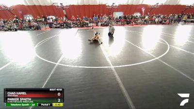 78 lbs Champ. Round 1 - Chad Hamel, Wisconsin vs Parker Spaeth, X-Factor Elite Wrestling