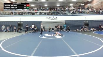 63 lbs Champ. Round 2 - Mason Williams, Bonneville Wrestling Club vs Joshua Metcalf, Hawk Wrestling Club