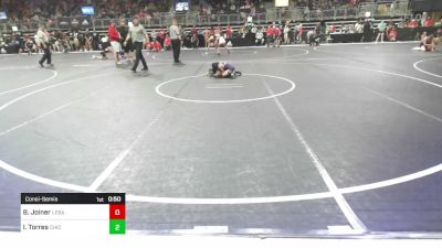 46 lbs Consolation - Bowen Joiner, Lebanon, MO vs Ivan Torres, Chickasha Youth Wrestling