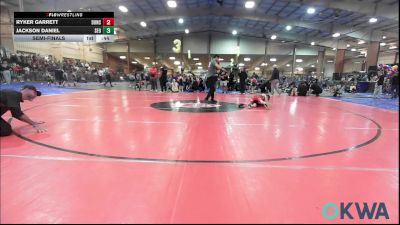 52 lbs Semifinal - Ryker Garrett, Duncan Demon Wrestling vs Jackson Daniel, SEO Wrestling Club