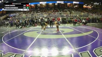 120 1A 5th Place Match - Justin Contreras, Suwannee vs Bekim Zherka, Aubrey Rogers