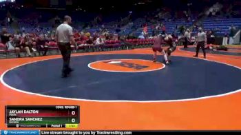 135 lbs Cons. Round 1 - Sandra Sanchez, Batavia vs Jaylah Dalton, Pekin