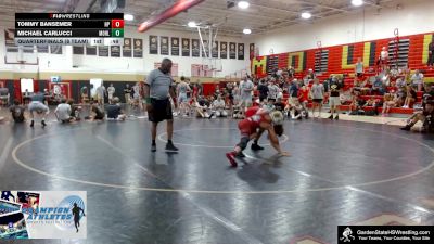 High School - 108 lbs Quarterfinals (8 Team) - Tommy Bansemer, High Point vs Michael Carlucci, Morris Hills