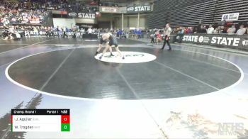 2A 126 lbs Champ. Round 1 - Jio Aguilar, Burlington-Edison vs Wyatt Trogden, North Kitsap
