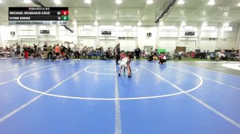 45 lbs Quarterfinal - Michael McManus-Cruz, WV vs Kyrie Ewing, TN