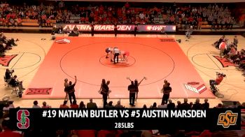 285 m, Austin Marsden, OKST vs Nathan Butler, STAN