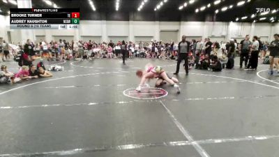 128 lbs Round 6 (10 Team) - Brooke Turner, Takedown Elite vs Audrey Naughton, NC Girls Wrestling Club