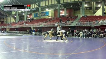 150 lbs Placement (4 Team) - Cole Barg, Norfolk vs Antonio Beltran, Lincoln Southeast